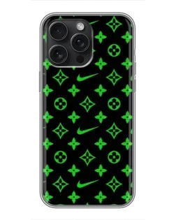Чохол для iPhone 16 Pro Max з картинкою «Неоновий принт LV»