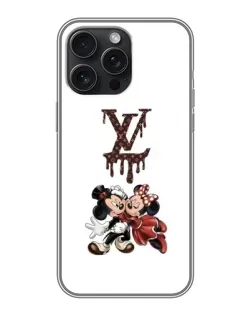 Чохол для iPhone 16 Pro Max з картинкою «LV та Міккі Маус»