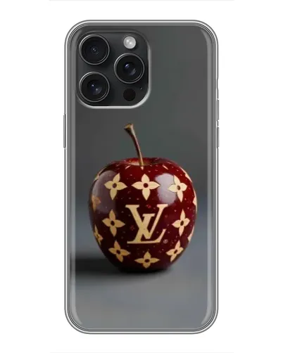 Чохол для iPhone 16 Pro Max з картинкою «Червоне яблуко LV» Чохол для iPhone 16 Pro Max з картинкою «Червоне яблуко LV»