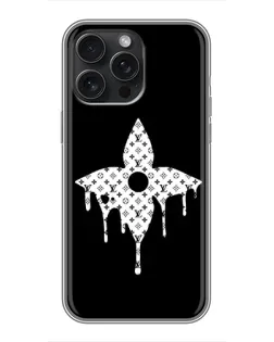 Чохол для iPhone 16 Pro Max з картинкою «Квіткова монограма»