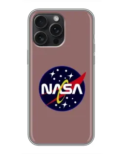 Чохол для iPhone 16 Pro Max з картинкою «NASA — ретро космос»