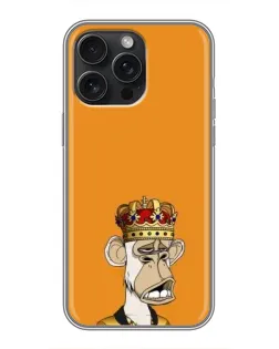 Чохол для iPhone 16 Pro Max з картинкою «Золота мавпа Bored Ape» Чохол для iPhone 16 Pro Max з картинкою «Золота мавпа Bored Ape»