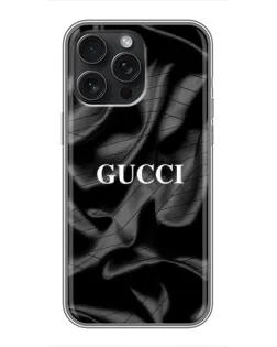 Чохол для iPhone 16 Pro Max з картинкою «Gucci — шовкові хвилі» Чохол для iPhone 16 Pro Max з картинкою «Gucci — шовкові хвилі»