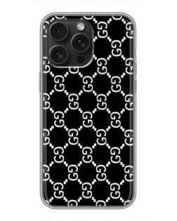 Чохол для iPhone 16 Pro Max з картинкою «Gucci — сітчастий паттерн»