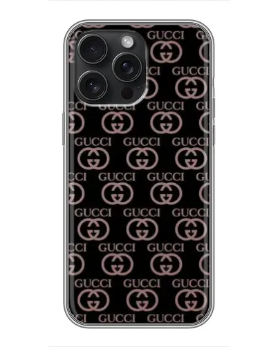 Чохол для iPhone 16 Pro Max з картинкою «Класична монограма Gucci» Чохол для iPhone 16 Pro Max з картинкою «Класична монограма Gucci»