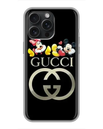 Чохол для iPhone 16 Pro Max з картинкою «Gucci — герої Disney» Чохол для iPhone 16 Pro Max з картинкою «Gucci — герої Disney»
