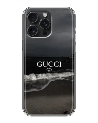 Чохол для iPhone 16 Pro Max з картинкою «Gucci — морський прибій» Чохол для iPhone 16 Pro Max з картинкою «Gucci — морський прибій»