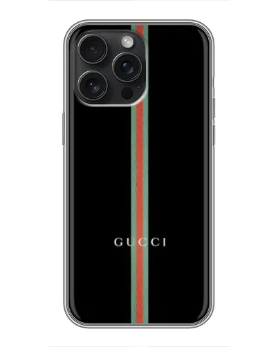 Чохол для iPhone 16 Pro Max з картинкою «Gucci — строга лінія» Чохол для iPhone 16 Pro Max з картинкою «Gucci — строга лінія»