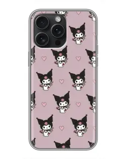 Чохол для iPhone 16 Pro Max з картинкою «Kuromi — нічний сон»