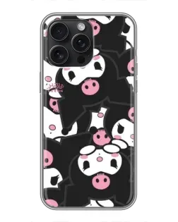 Чохол для iPhone 16 Pro Max з картинкою «Kuromi з сердечком»