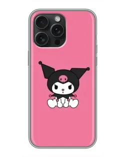 Чохол для iPhone 16 Pro Max з картинкою «Похмура Kuromi»