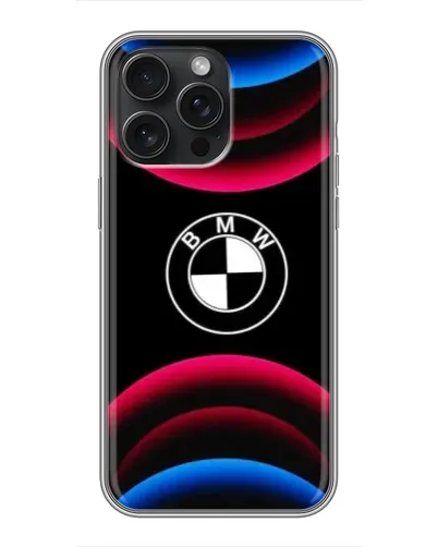 Чохол для iPhone 16 Pro Max з картинкою «Логотип BMW та неонові дуги» Чохол для iPhone 16 Pro Max з картинкою «Логотип BMW та неонові дуги»