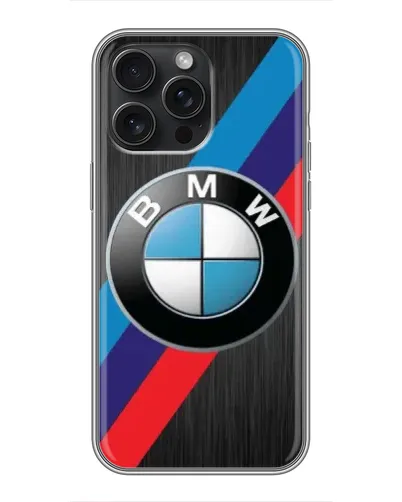 Чохол для iPhone 16 Pro Max з картинкою «BMW M-stripes стиль» Чохол для iPhone 16 Pro Max з картинкою «BMW M-stripes стиль»