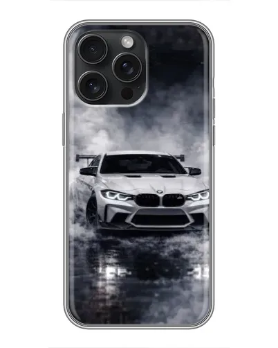 Чохол для iPhone 16 Pro Max з картинкою «BMW крізь туман» Чохол для iPhone 16 Pro Max з картинкою «BMW крізь туман»