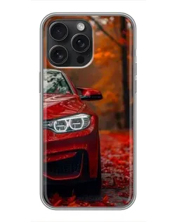 Чохол для iPhone 16 Pro Max з картинкою «Осіння BMW M4»