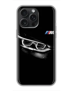 Чехол для iPhone 16 Pro Max с картинкой «BMW — взгляд тигра»