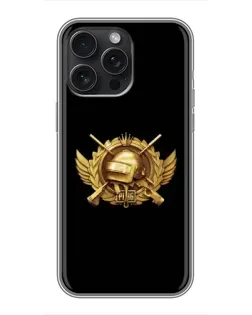 Чохол для iPhone 16 Pro Max з картинкою «PUBG — помаранчевий градієнт»