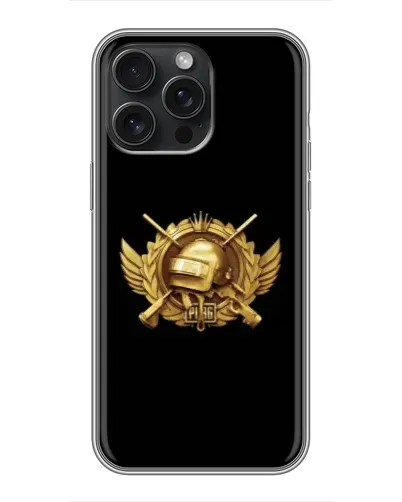 Чохол для iPhone 16 Pro Max з картинкою «PUBG — помаранчевий градієнт»