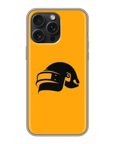 Чохол для iPhone 16 Pro Max з картинкою «PUBG — золотий шолом»