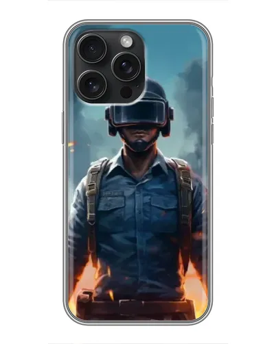 Чохол для iPhone 16 Pro Max з картинкою «PUBG — реалістичний герой»
