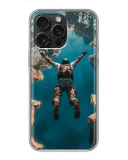 Чохол для iPhone 16 Pro Max з картинкою «PUBG — вільне падіння»