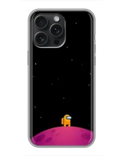 Чохол для iPhone 16 Pro Max з картинкою «Самотній герой на планеті»