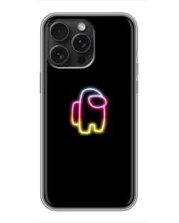 Чохол для iPhone 16 Pro Max з картинкою «Among Us градієнт»