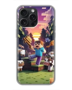 Чохол для iPhone 16 Pro Max з картинкою «Стів на фермі» Чохол для iPhone 16 Pro Max з картинкою «Стів на фермі»