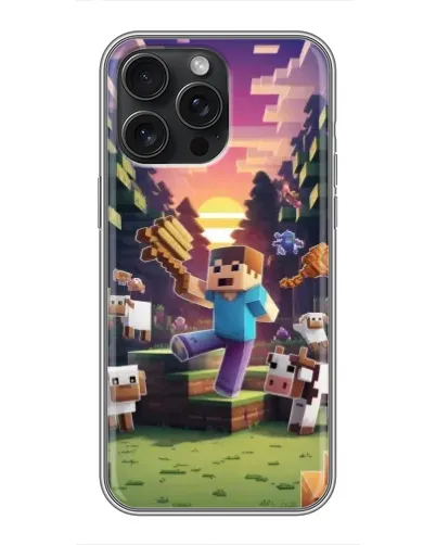 Чохол для iPhone 16 Pro Max з картинкою «Стів на фермі» Чохол для iPhone 16 Pro Max з картинкою «Стів на фермі»