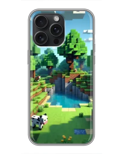 Чохол для iPhone 16 Pro Max з картинкою «Minecraft літній день» Чохол для iPhone 16 Pro Max з картинкою «Minecraft літній день»