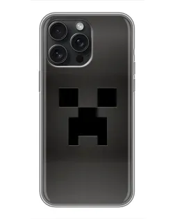 Чохол для iPhone 16 Pro Max з картинкою «Чорний кріпер градієнт»