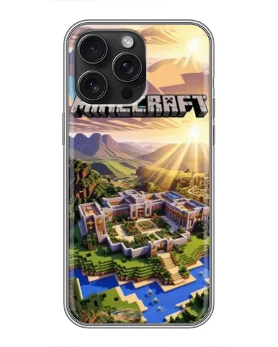 Чохол для iPhone 16 Pro Max з картинкою «Minecraft панорама» Чохол для iPhone 16 Pro Max з картинкою «Minecraft панорама»