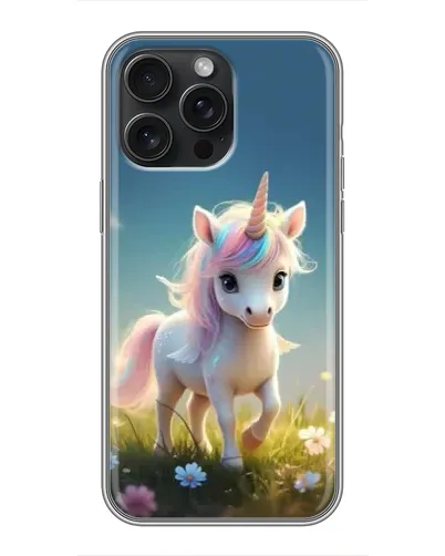 Чохол для iPhone 16 Pro Max з картинкою «Єдиноріг на галявині» Чохол для iPhone 16 Pro Max з картинкою «Єдиноріг на галявині»