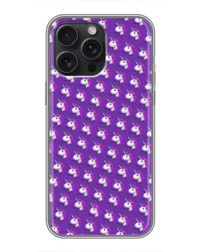 Чохол для iPhone 16 Pro Max з картинкою «Єдинороги на фіолетовому» Чохол для iPhone 16 Pro Max з картинкою «Єдинороги на фіолетовому»