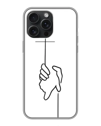 Чохол для iPhone 16 Pro Max з картинкою «Рука тримає»