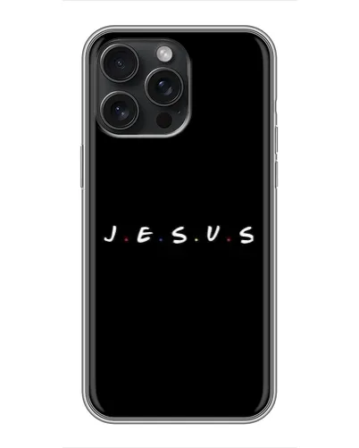 Чохол для iPhone 16 Pro Max з картинкою «Крапки віри J.E.S.U.S.»