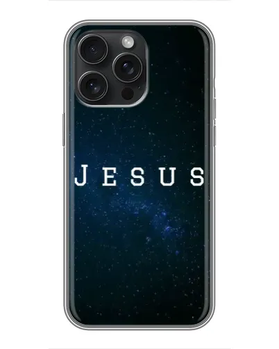 Чохол для iPhone 16 Pro Max з картинкою «Зоряне небо Jesus»