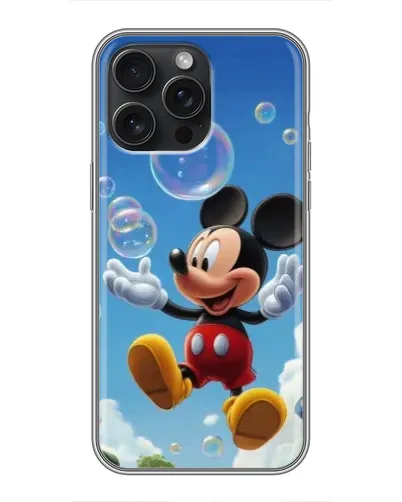 Чохол для iPhone 16 Pro Max з картинкою «Mickey та мильні бульбашки» Чохол для iPhone 16 Pro Max з картинкою «Mickey та мильні бульбашки»