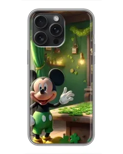 Чохол для iPhone 16 Pro Max з картинкою «Міккі в майстерні»