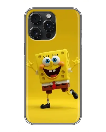 Чохол для iPhone 16 Pro Max з картинкою «Позитивний Губка Боб»