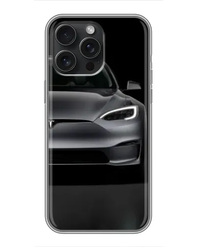 Чохол для iPhone 16 Pro Max з картинкою «Tesla Model S Look» Чохол для iPhone 16 Pro Max з картинкою «Tesla Model S Look»