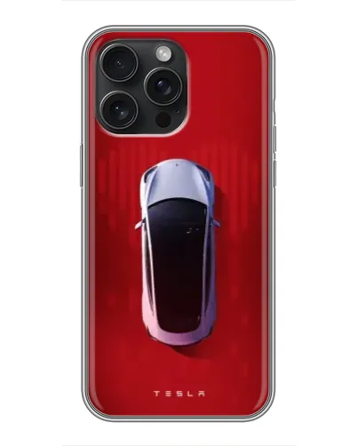 Чохол для iPhone 16 Pro Max з картинкою «Tesla Top View» Чохол для iPhone 16 Pro Max з картинкою «Tesla Top View»