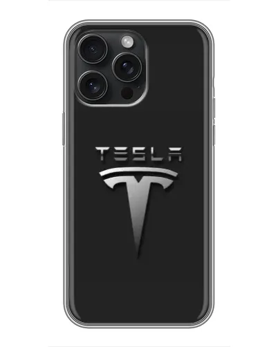 Чохол для iPhone 16 Pro Max з картинкою «Сталевий логотип Tesla» Чохол для iPhone 16 Pro Max з картинкою «Сталевий логотип Tesla»