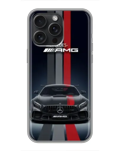 Чохол для iPhone 16 Pro Max з картинкою «Mercedes — білий карбон» Чохол для iPhone 16 Pro Max з картинкою «Mercedes — білий карбон»