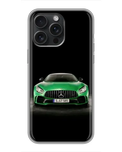 Чохол для iPhone 16 Pro Max з картинкою «Mercedes — неоновий лого» Чохол для iPhone 16 Pro Max з картинкою «Mercedes — неоновий лого»