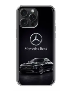 Чохол для iPhone 16 Pro Max з картинкою «Mercedes — решітка радіатора»