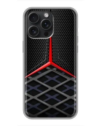 Чохол для iPhone 16 Pro Max з картинкою «Mercedes Carbon Grid» Чохол для iPhone 16 Pro Max з картинкою «Mercedes Carbon Grid»