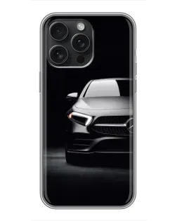 Чохол для iPhone 16 Pro Max з картинкою «Світло фар Mercedes»