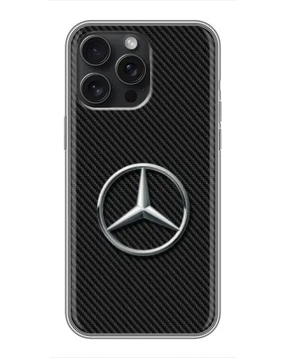 Чохол для iPhone 16 Pro Max з картинкою «Карбоновий Mercedes стиль» Чохол для iPhone 16 Pro Max з картинкою «Карбоновий Mercedes стиль»