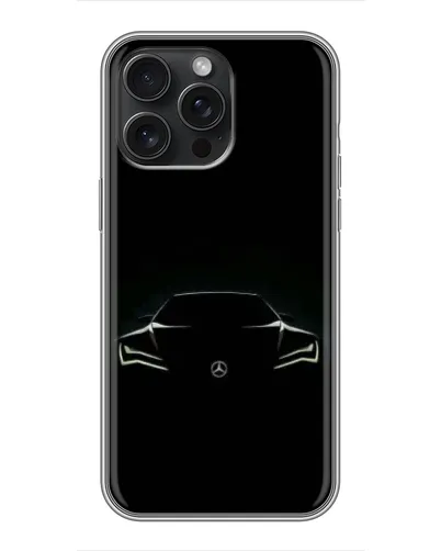 Чохол для iPhone 16 Pro Max з картинкою «Mercedes — силует авто» Чохол для iPhone 16 Pro Max з картинкою «Mercedes — силует авто»